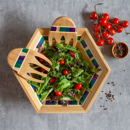 Salad Cutting Bowl Set