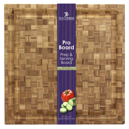 Bamboo Cutting Board Set With Juice Groove – NovoBam