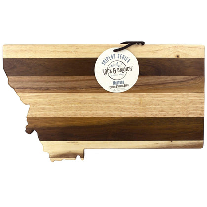 Striped Mendota Locks Cutting Board w/ Countertop Lip — Rescued Woodworks  LLC