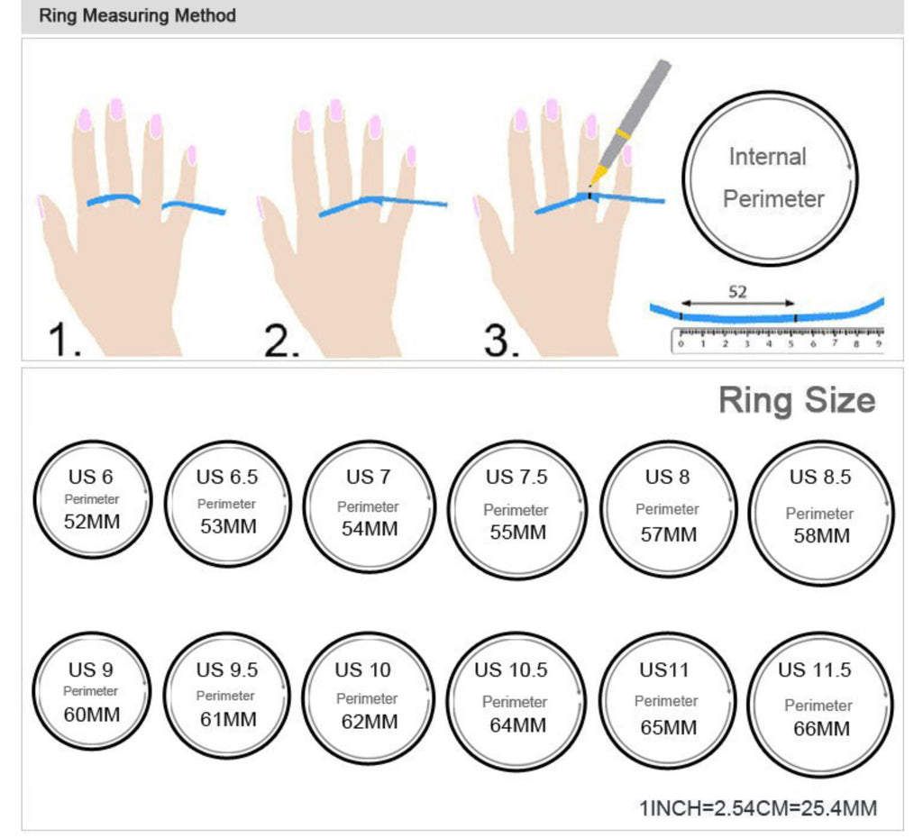 Ring Sizer Chart – Forgiven Jewelry