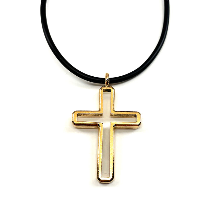 Cross Gold Pendant Necklace