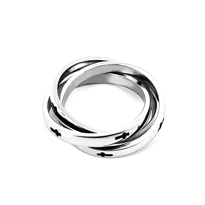 Triple Band Ring – Forgiven Jewelry