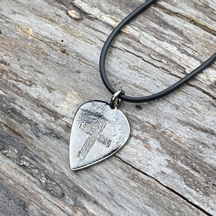 送料込・まとめ買い GUITAR PICK NECKLACE (SV)シルバー 新品未開封