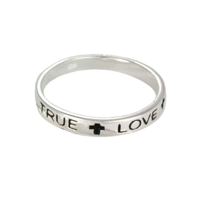 Sterling Silver True Love Waits ring