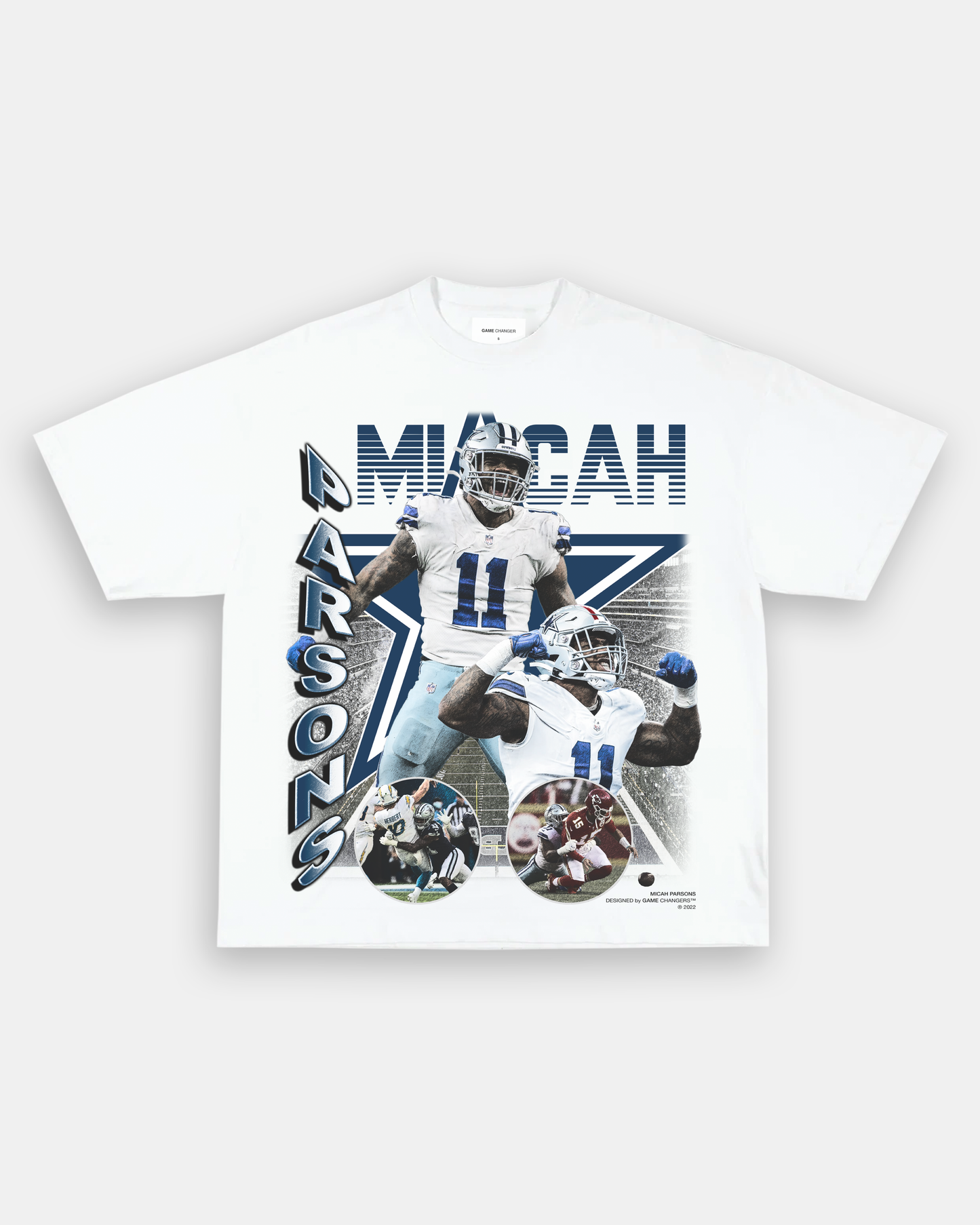 Micah Parsons (Cowboys) Fake Craft Beer Label T-Shirt — Dustin