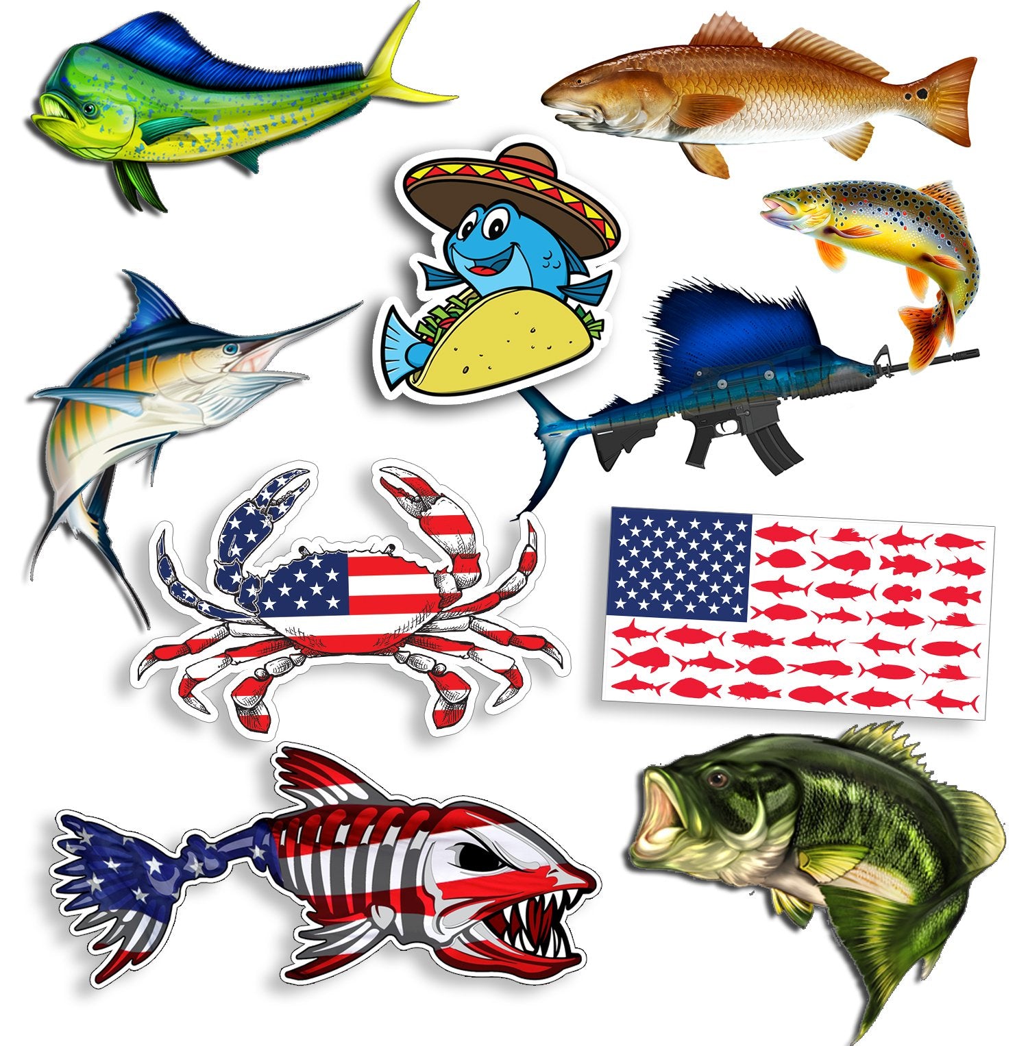 FISH STICKERS