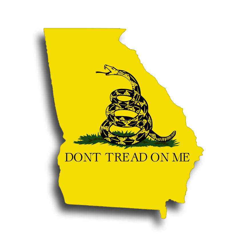 Georgia Dont Tread On Me Sticker
