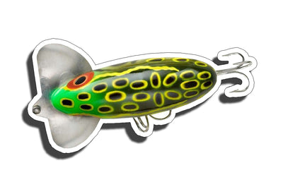 Crank Bait Sticker - Orange Lure