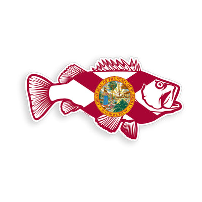 USA Bass Fish Sticker