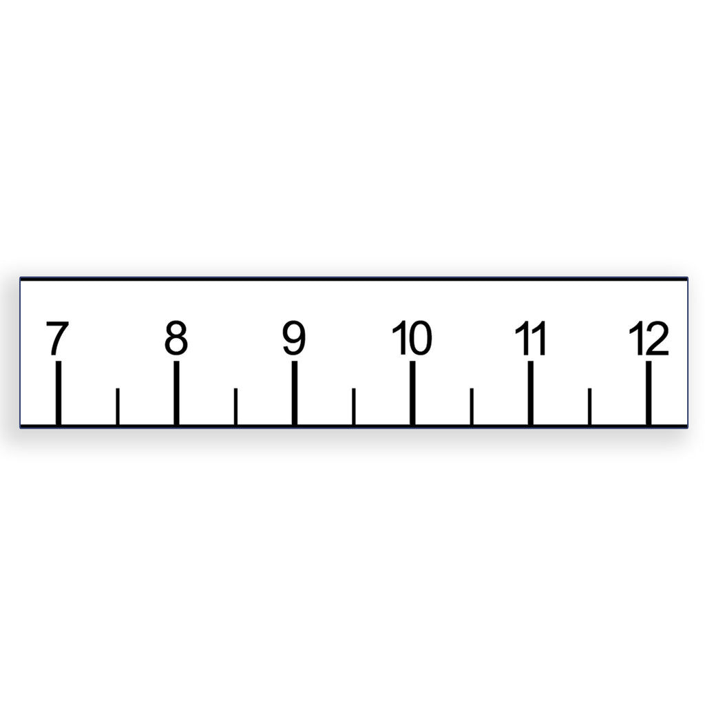 Download 40" White Fish Ruler Sticker | Real Sticky