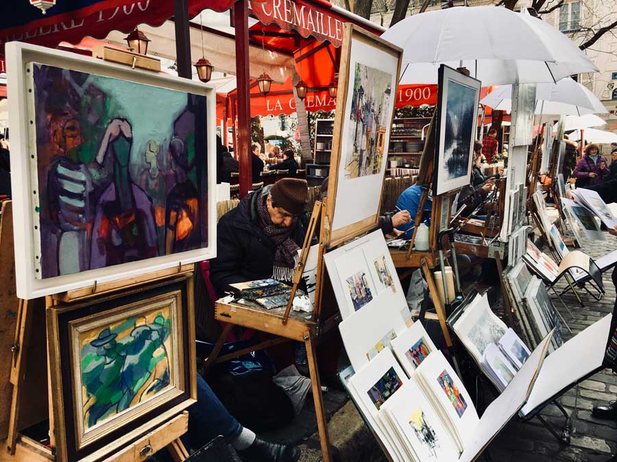 mercado de arte de parís