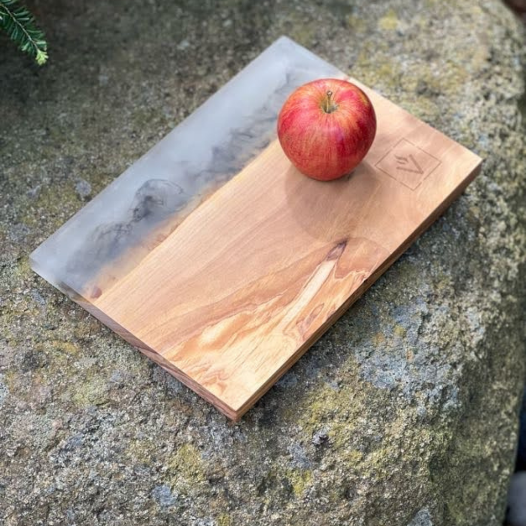 Large Resin Charcuterie Board with Olive Wood | Serves 4-6 People