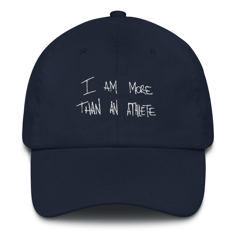 i am more than an athlete hat