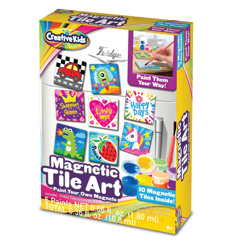 magnetic tile art kit