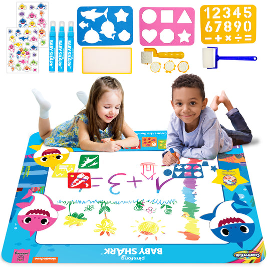 Magic Water Drawing Mat Doodle Mat Pens Baby Play Mat Rug