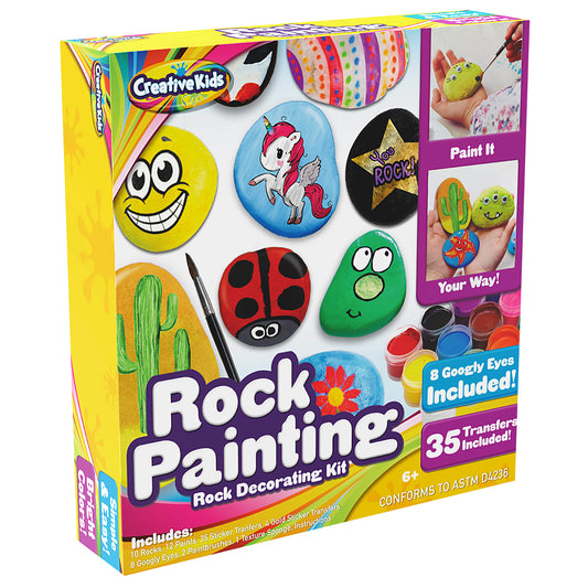 Creative Kids Spin & Paint Refill Pack - 8 x Large Cards - 8 x Small Cards - 4 x Round Cards - 5 Bottles of Colored Paint