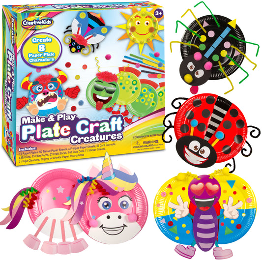 Kids Art Kit and Craft Supplies, 1000+ Pieces Foam, Pompoms, Feathers, –  BrightCreationsOfficial