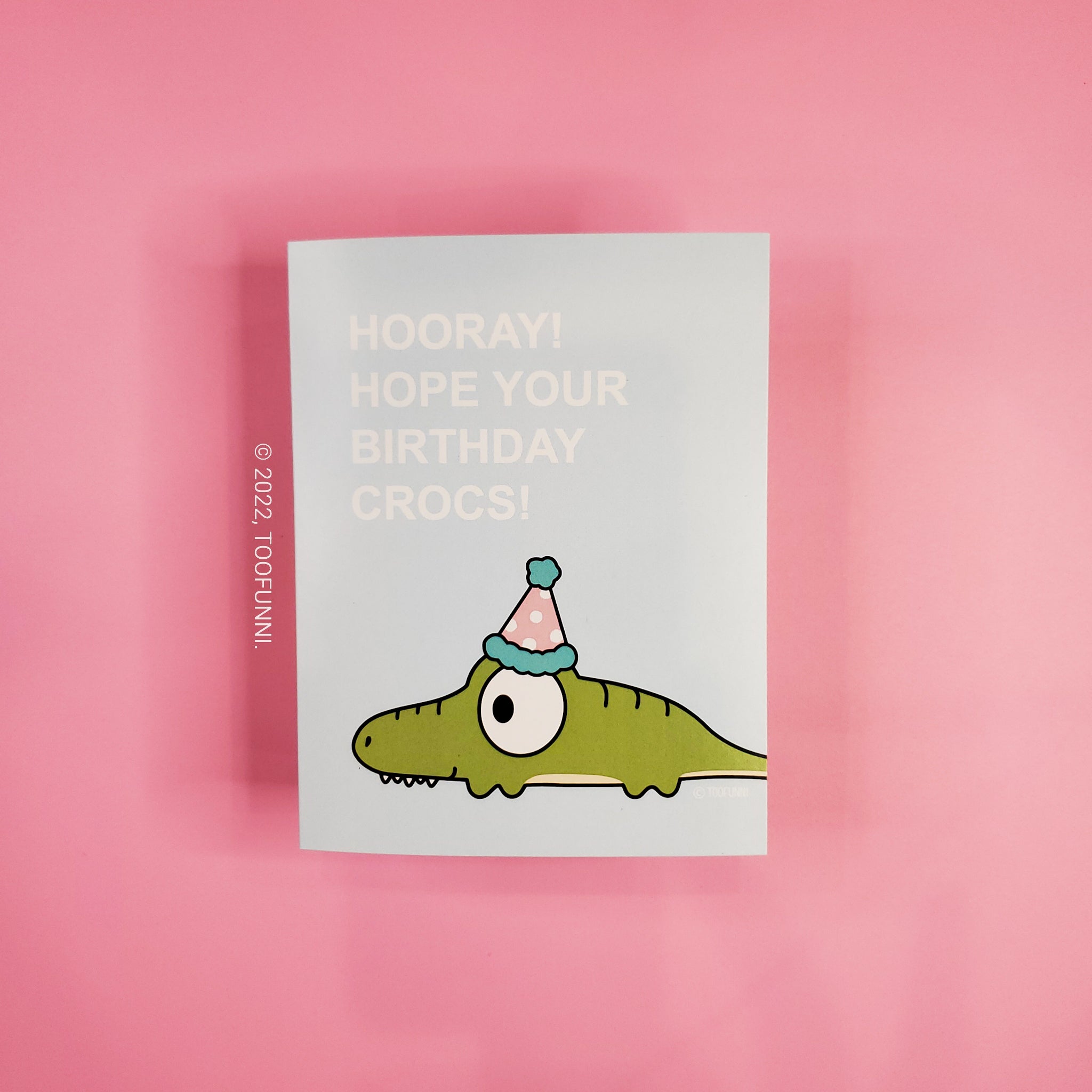 TOOFUNNI GREETING CARD - Hand-drawn, Punny, Cute, Digital Art