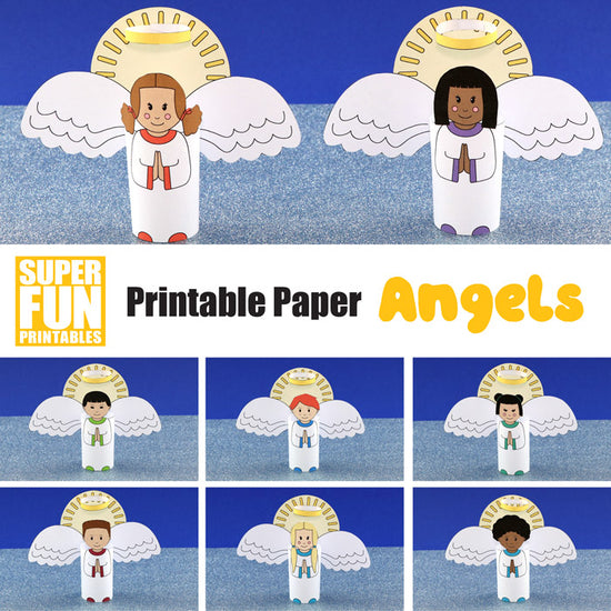 Paper Angel – Christmas Craft - Little Crafties
