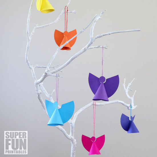 Mini paper angels - The Craft Train