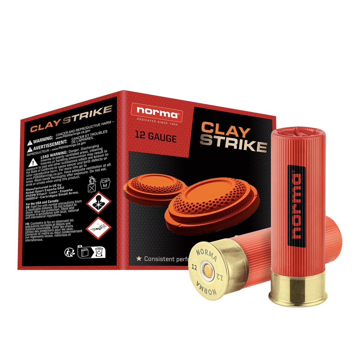 ~Norma Claystrike 12ga 1oz #7.5 (1250 fps)