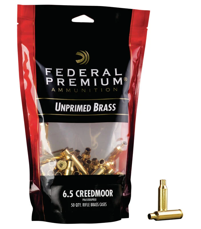 Federal 65 Creedmoor Brass 50ct Cac Associates Inc 