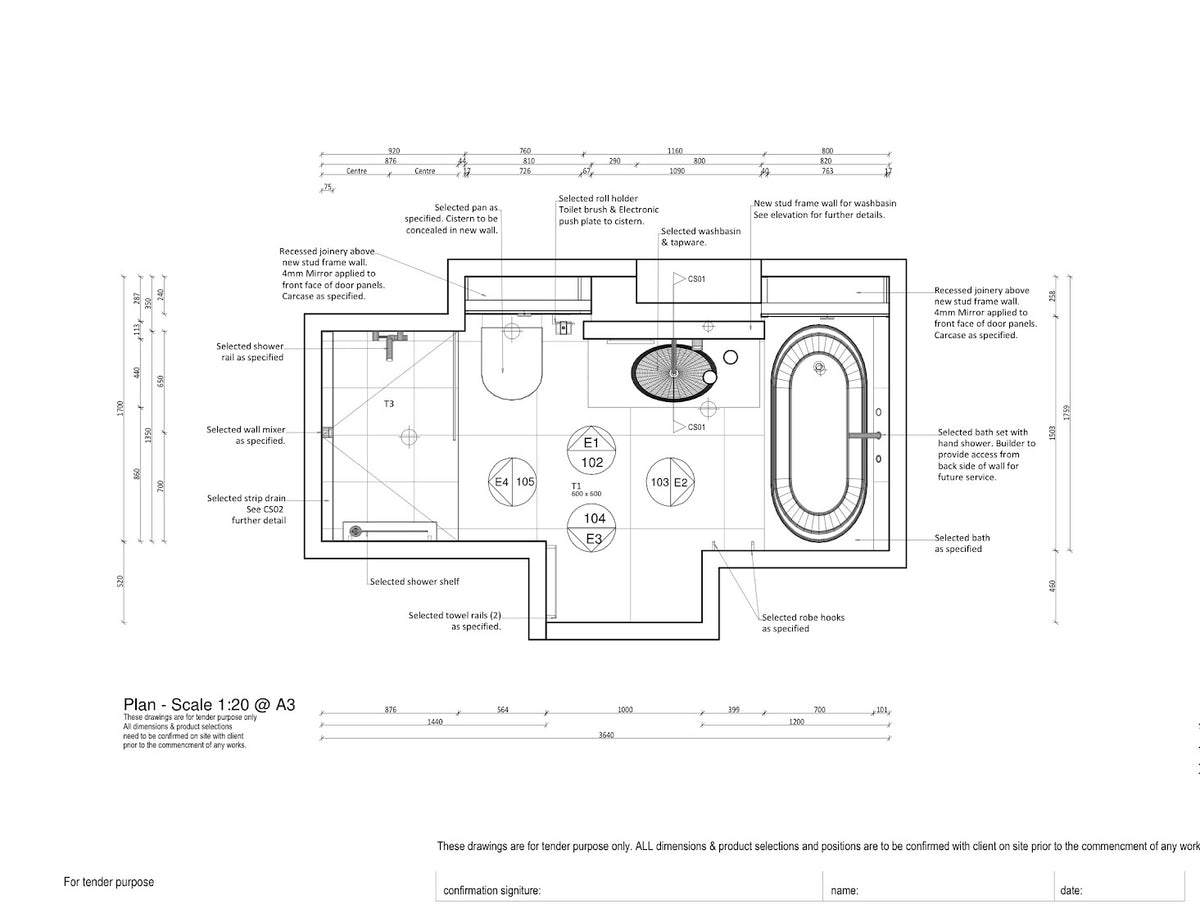Residential Bathroom Layout Catapult Design Group