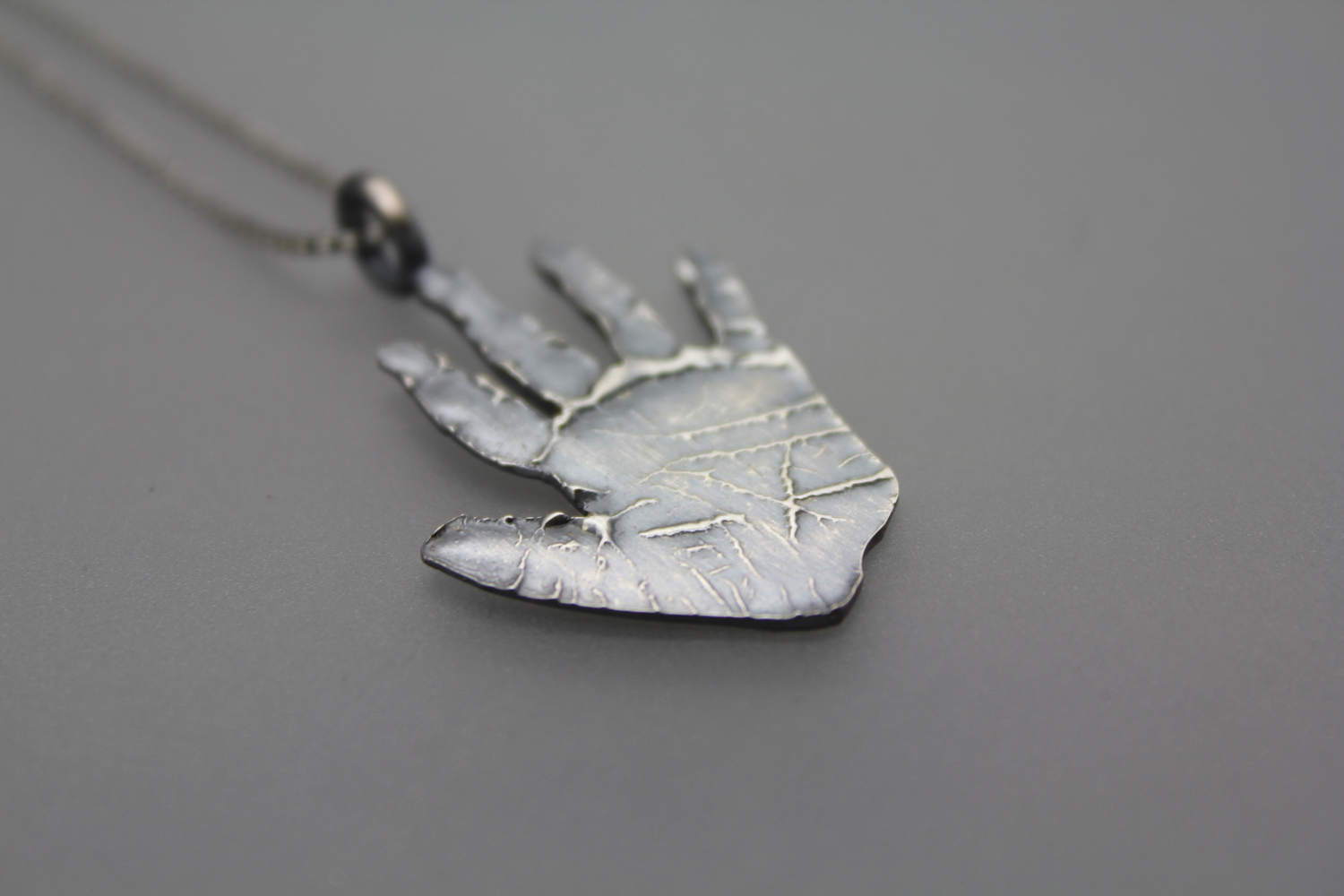 Custom Handprint Necklace – Ashley Lozano Jewelry