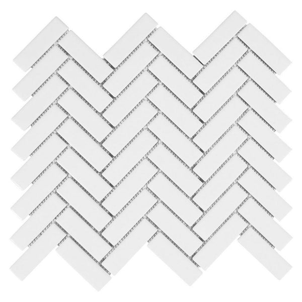 mini subway tile herringbone white ceramic kitchen backsplash bathroom