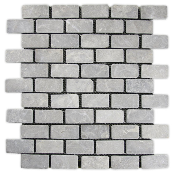 mini subway tile natural grey stone modern concrete kitchen bathroom new construction