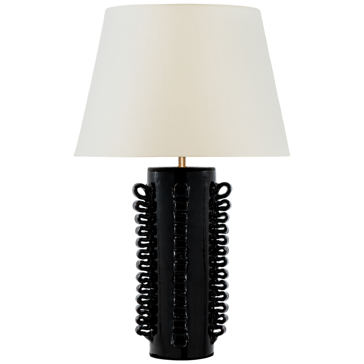 Raven Black 25" Amandine Table Lamp - Ready to Ship!