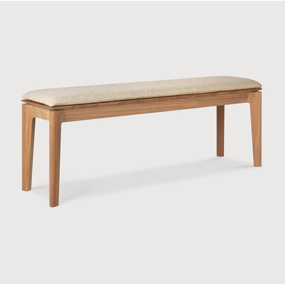Outdoor Bench Crafted from Natural Bok Teak