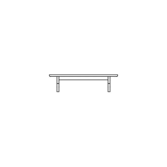 Verellen's Pamplona 60-Inch Rectangle Cross Coffee Table