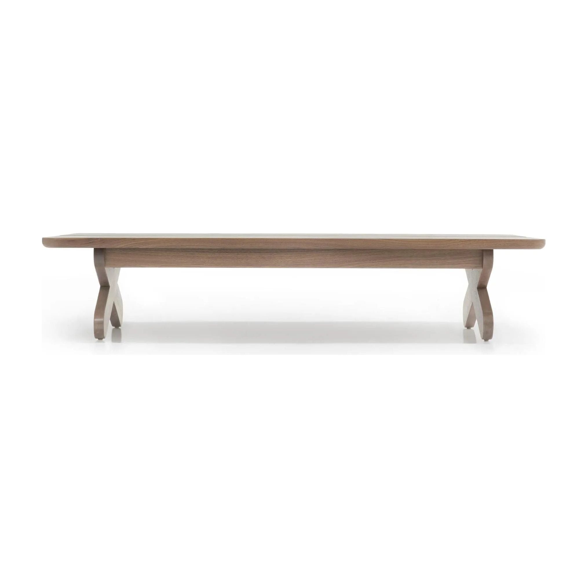 Verellen's Pamplona 72-Inch Rectangle Cross Design Coffee Table