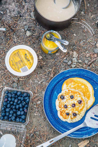 Blueberry Banana Pancakes