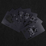 Devil Black Embossed Playing Cards