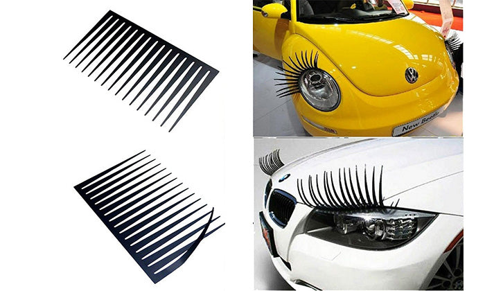 eyelashes for car headlights