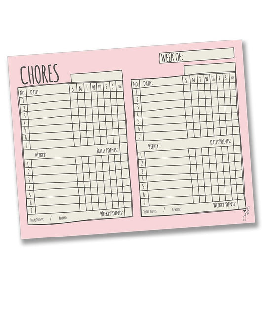 Dry Erase Chores Chart- Chalkboard Design – JennaKate