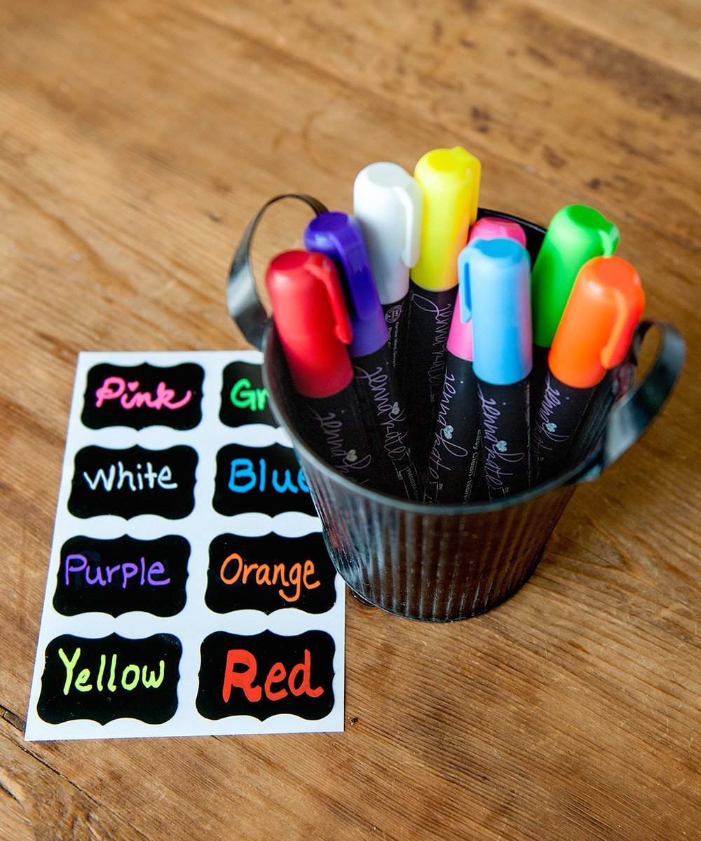 SHARPIE Chalk Markers | Wet Erase Chalk Pens | Assorted Colours | 5 Count