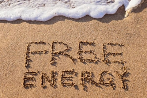 inscription of free energy on the sand