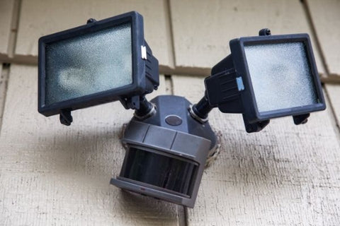 Black Motion Sensor Security Light