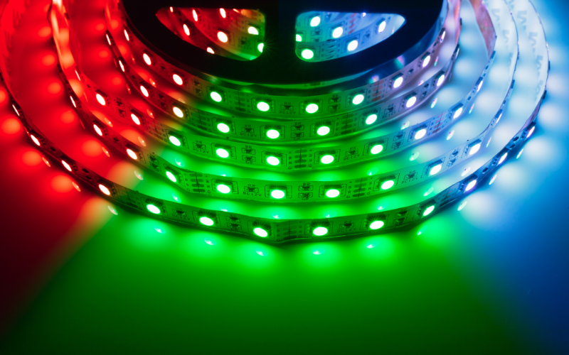 multicolor RGB led light strip roll