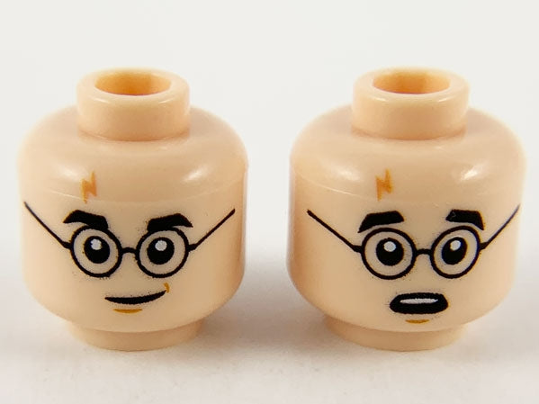 Harry Potter, Lightning Scar, Grin / Surprised Pattern (Light Nougat F –  The Brick Show Shop