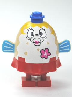 Mrs. Puff (Pink Flower)- LEGO SpongeBob SquarePants Minifigure (2012)