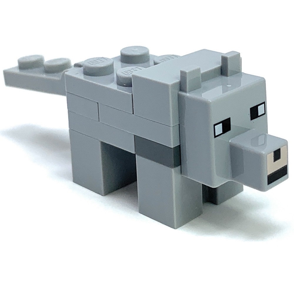 lego minecraft wolf