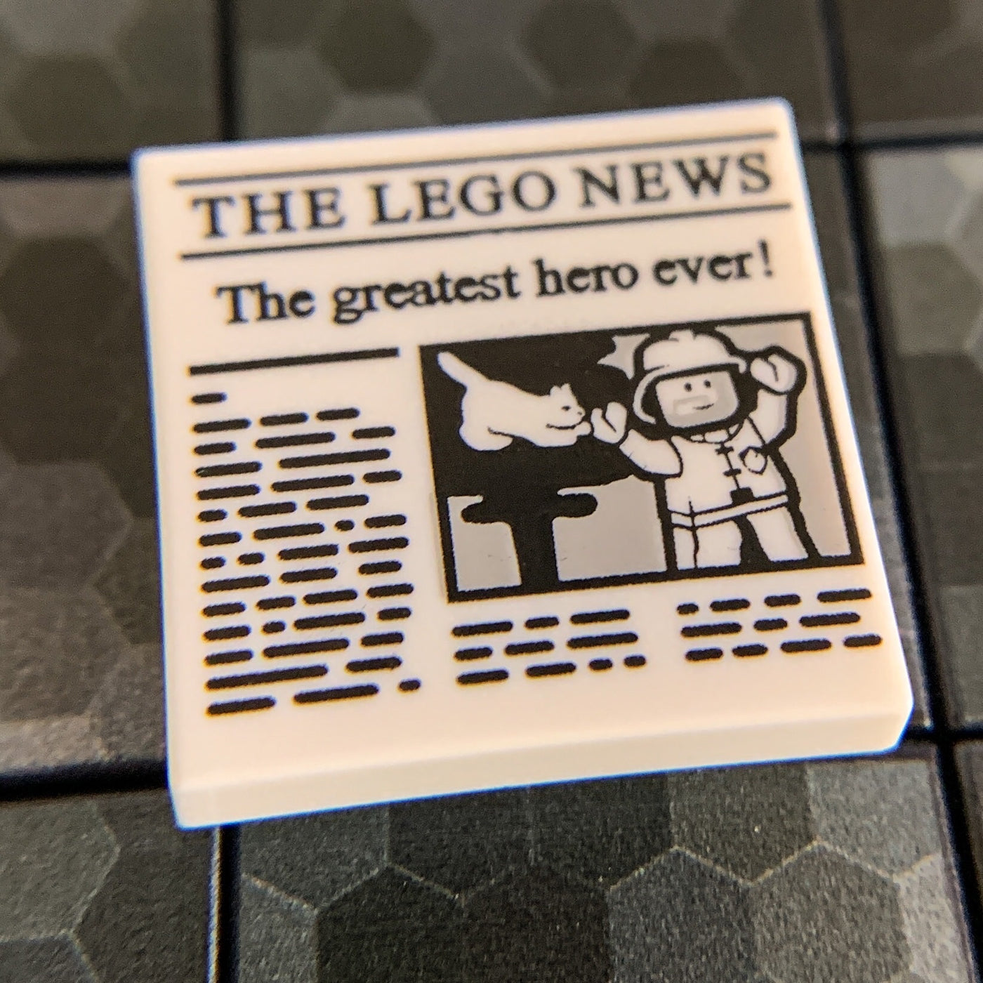 The Lego News Greatest Hero Ever Firefighter Newspaper Official L The Brick Show Shop