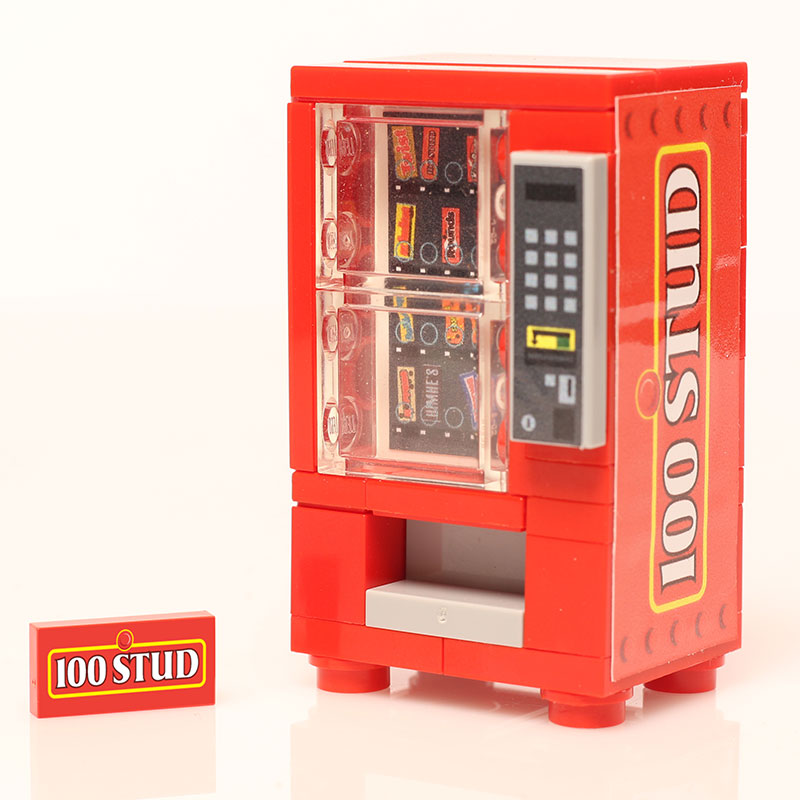 Custom Lego 100 Stud Candy Bar Vending Machine The Brick Show Shop