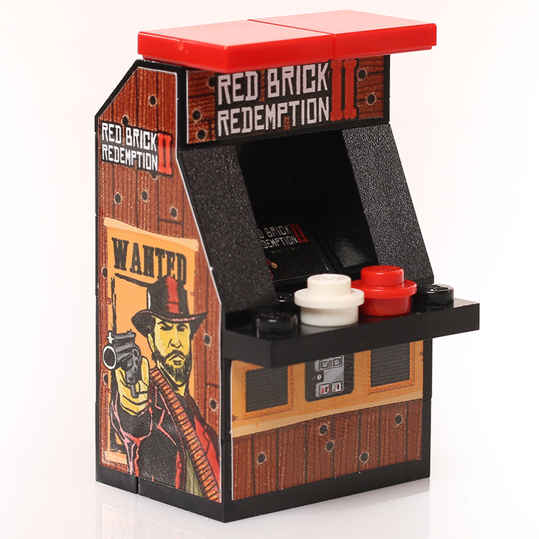 Red Brick Redemption Ii Custom Lego Arcade Machine The Brick