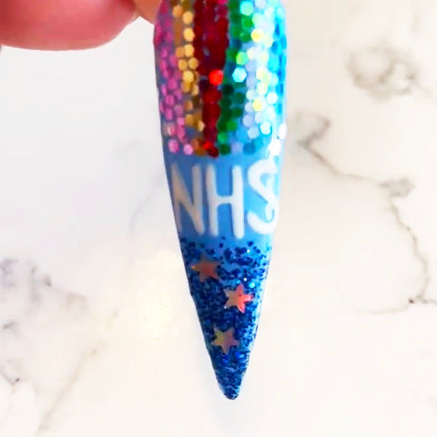 Serenity Beauty and Co NHS nail glitter