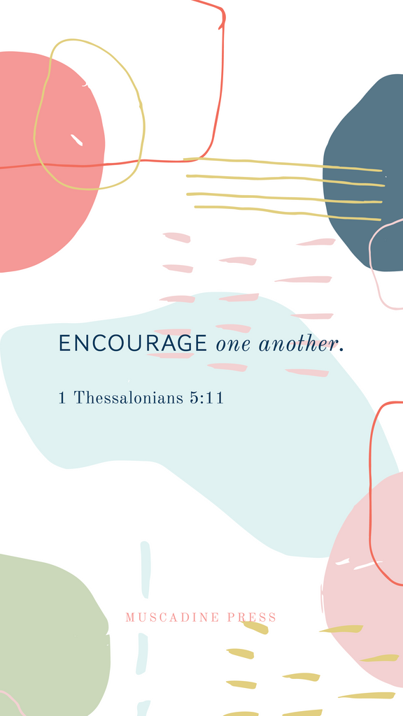 Encourage One Another Phone Lockscreen